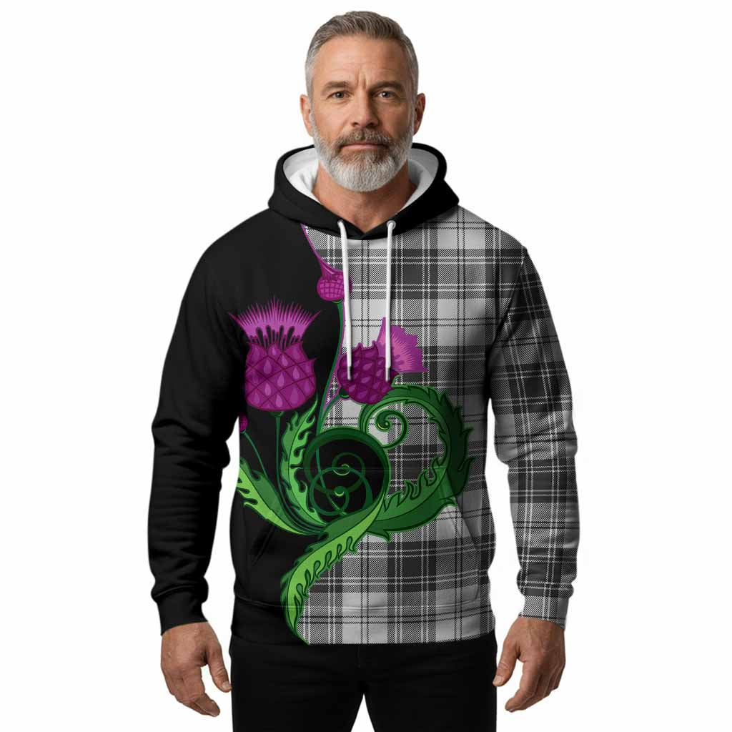 Glen Tartan Hoodie Traditional Scottish Thistle