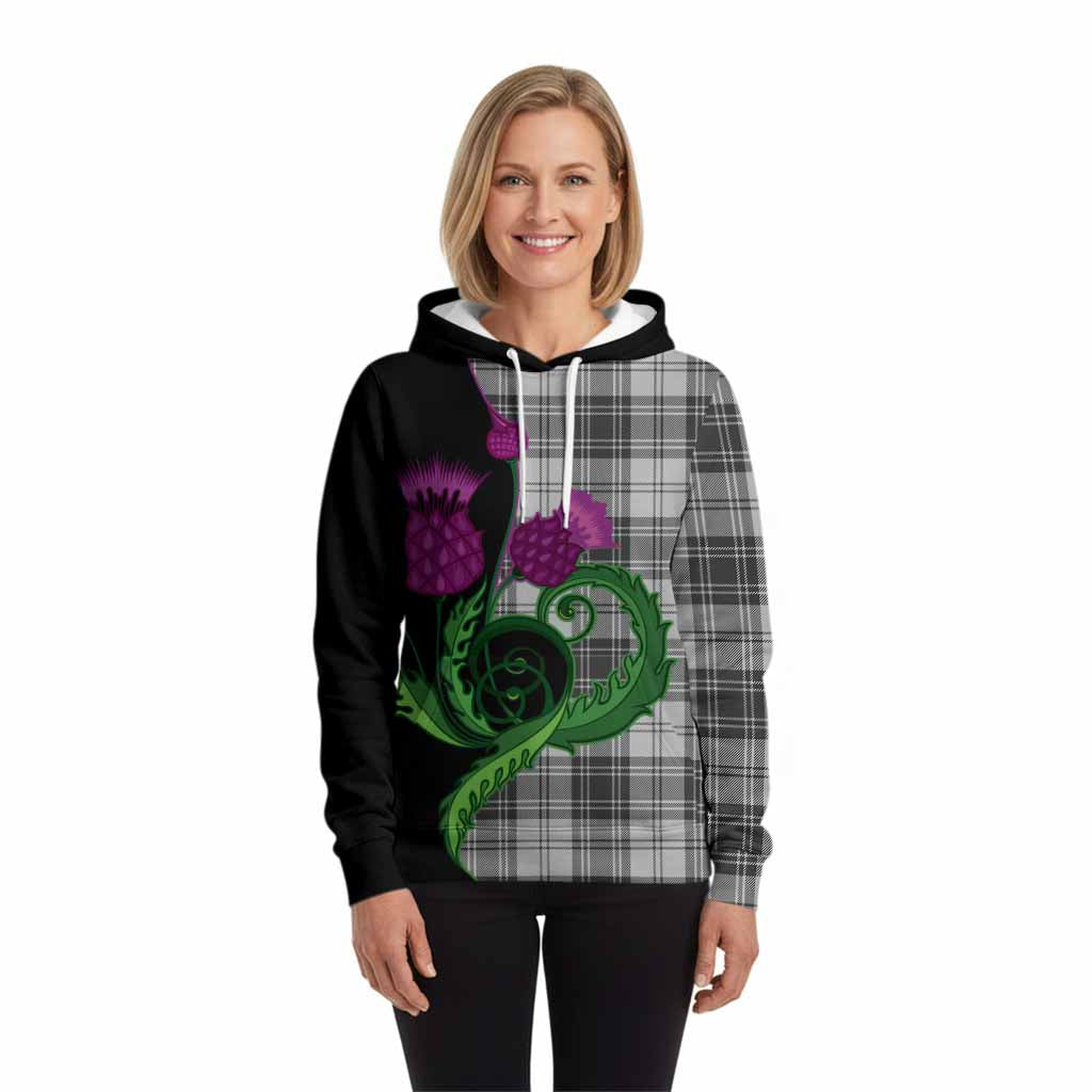 Glen Tartan Hoodie Traditional Scottish Thistle