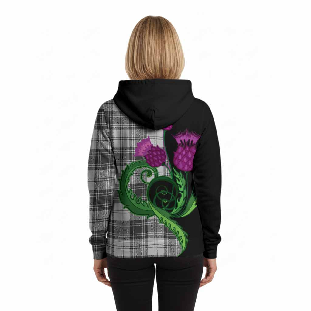 Glen Tartan Hoodie Traditional Scottish Thistle