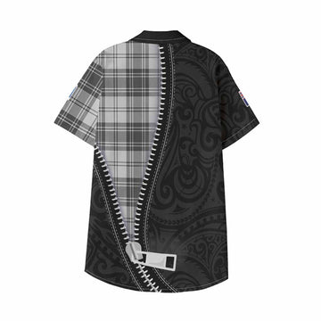Glen Tartan Kid Hawaiian Shirt New Zealand Pattern Unique Zipper Stylized