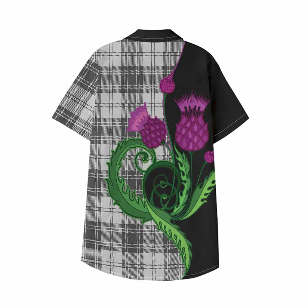 Glen Tartan Kid Hawaiian Shirt Traditional Scottish Thistle