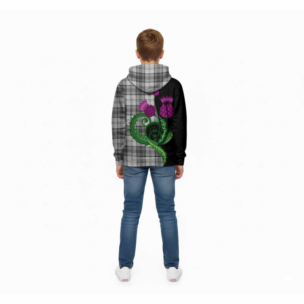 Glen Tartan Kid Hoodie Traditional Scottish Thistle