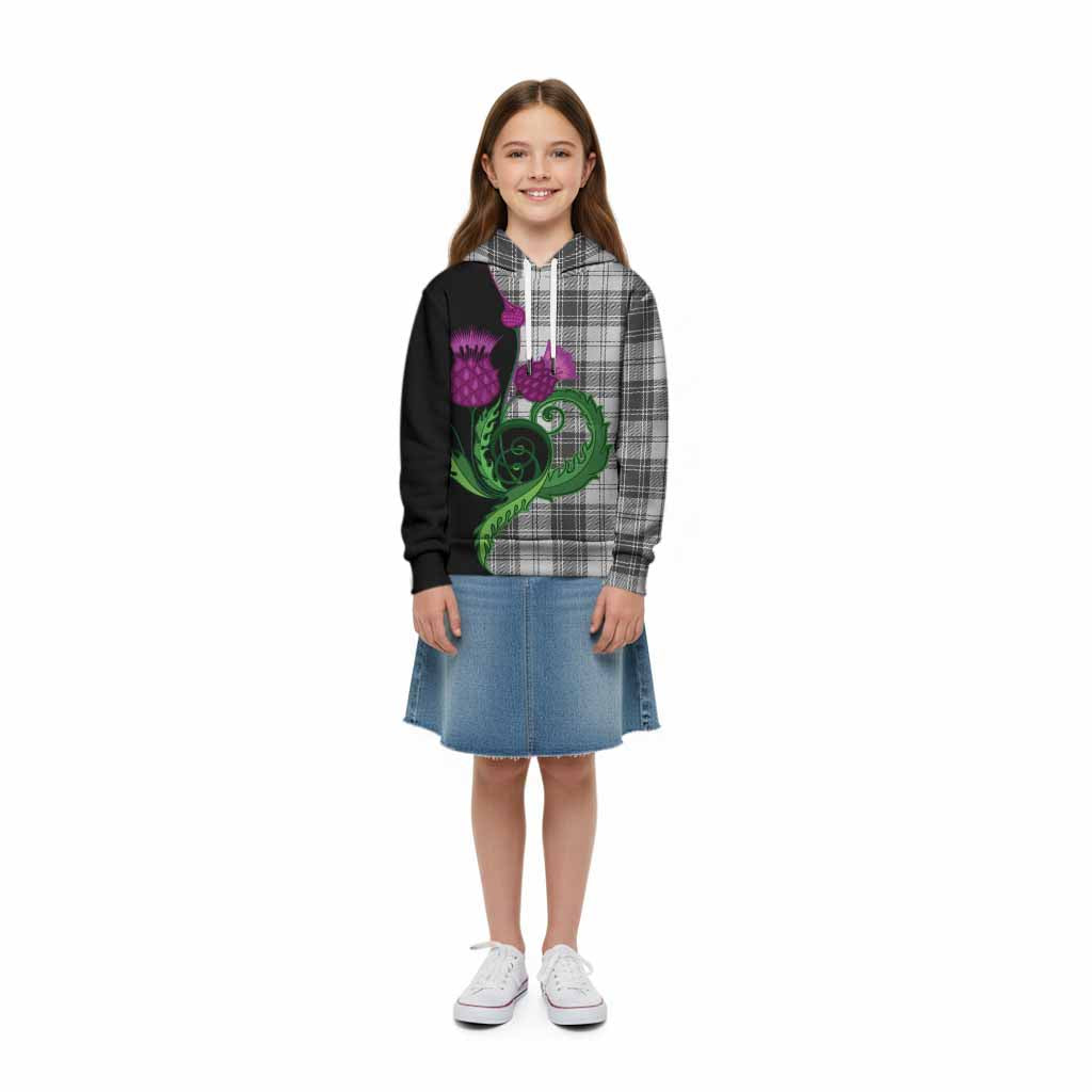 Glen Tartan Kid Hoodie Traditional Scottish Thistle