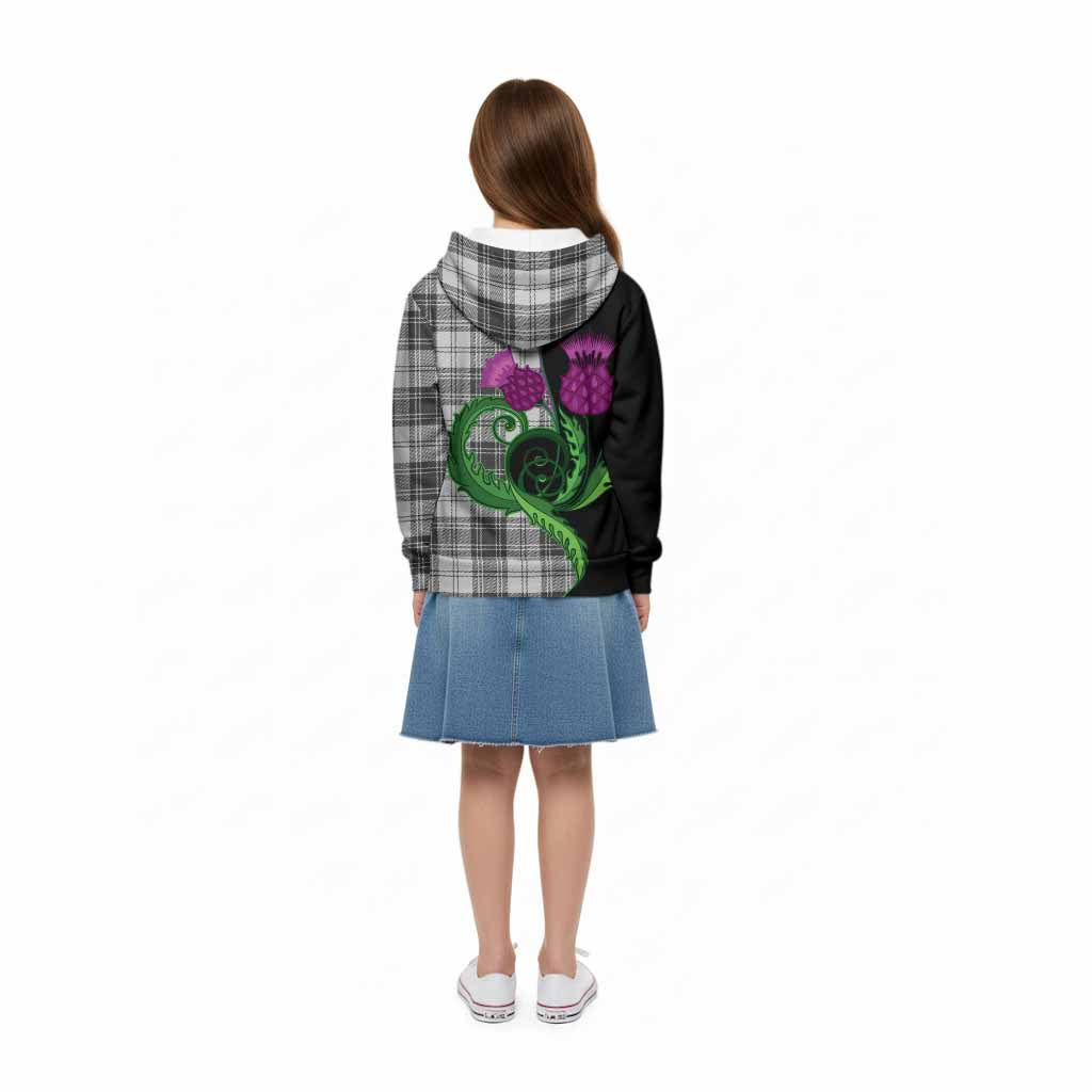Glen Tartan Kid Hoodie Traditional Scottish Thistle