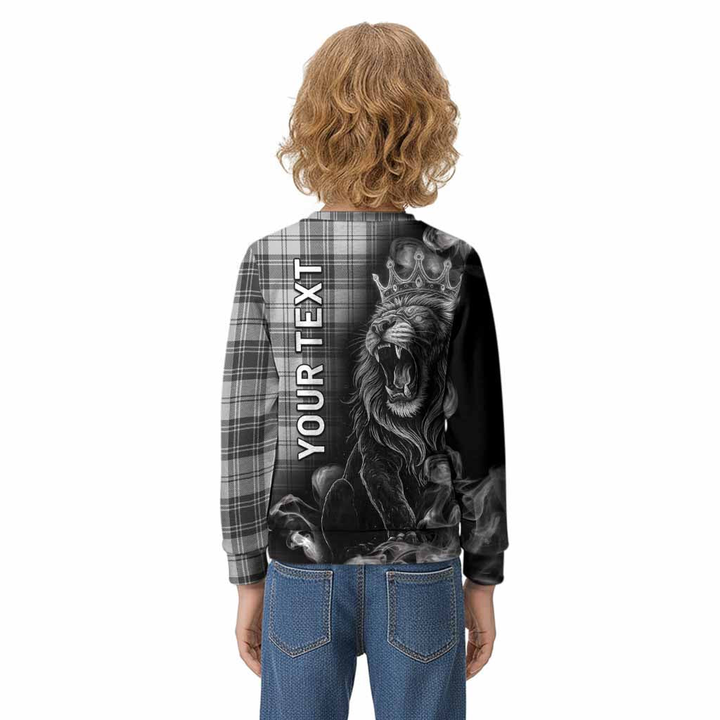 Glen Tartan Kid Knitted Sweatshirt Roaring Lion Heritage
