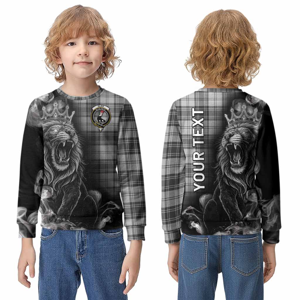 Glen Tartan Kid Knitted Sweatshirt Roaring Lion Heritage