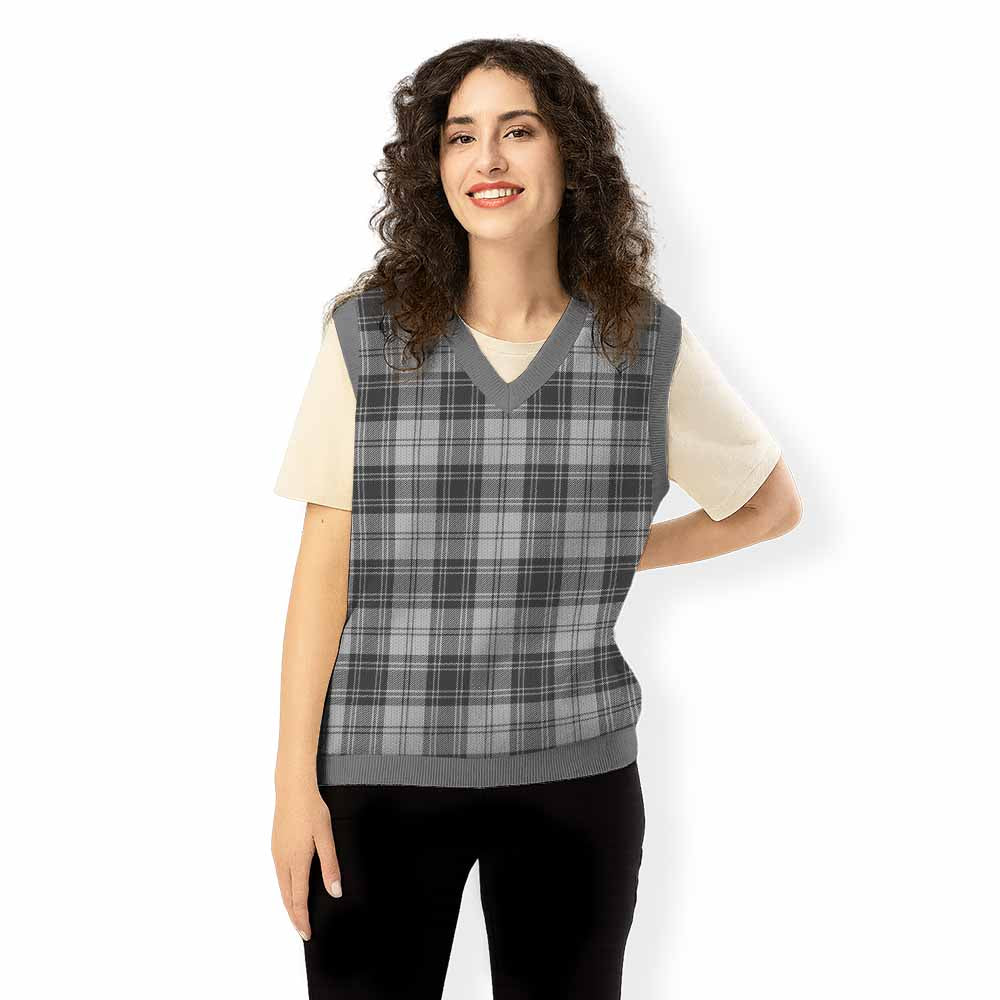 Glen Tartan Knitted V-Neck Vest - Tartan Vibes Clothing