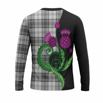 Glen Tartan Long Sleeve T-Shirt Traditional Scottish Thistle