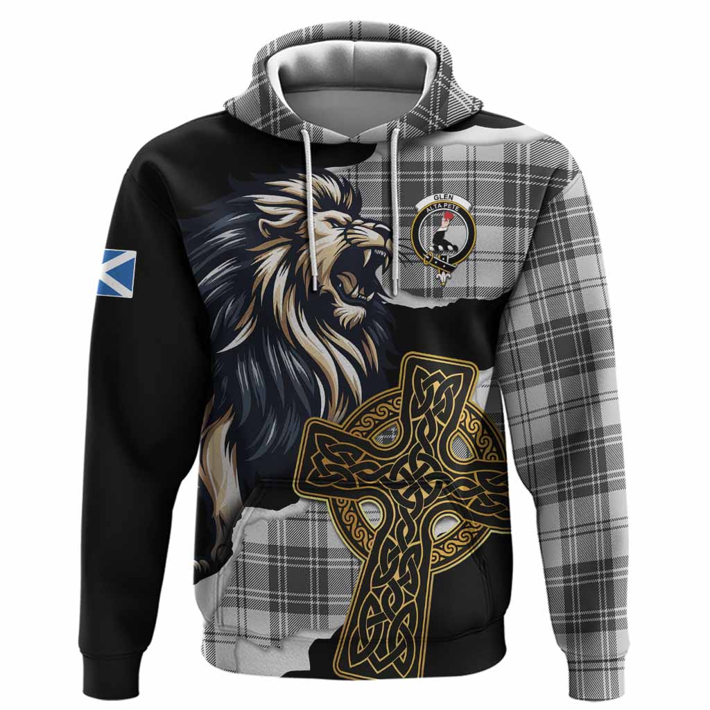 Glen Tartan Scottish Hoodie Lion Celtic Heritage
