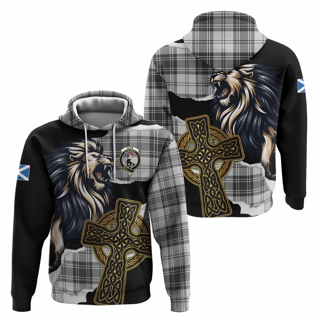 Glen Tartan Scottish Hoodie Lion Celtic Heritage