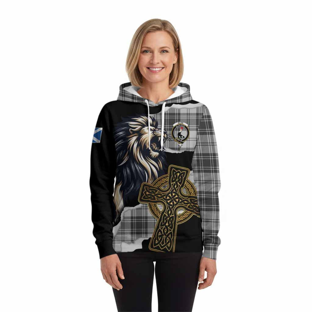 Glen Tartan Scottish Hoodie Lion Celtic Heritage