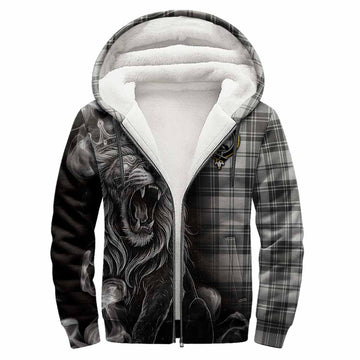 Glen Tartan Sherpa Hoodie Roaring Lion Heritage