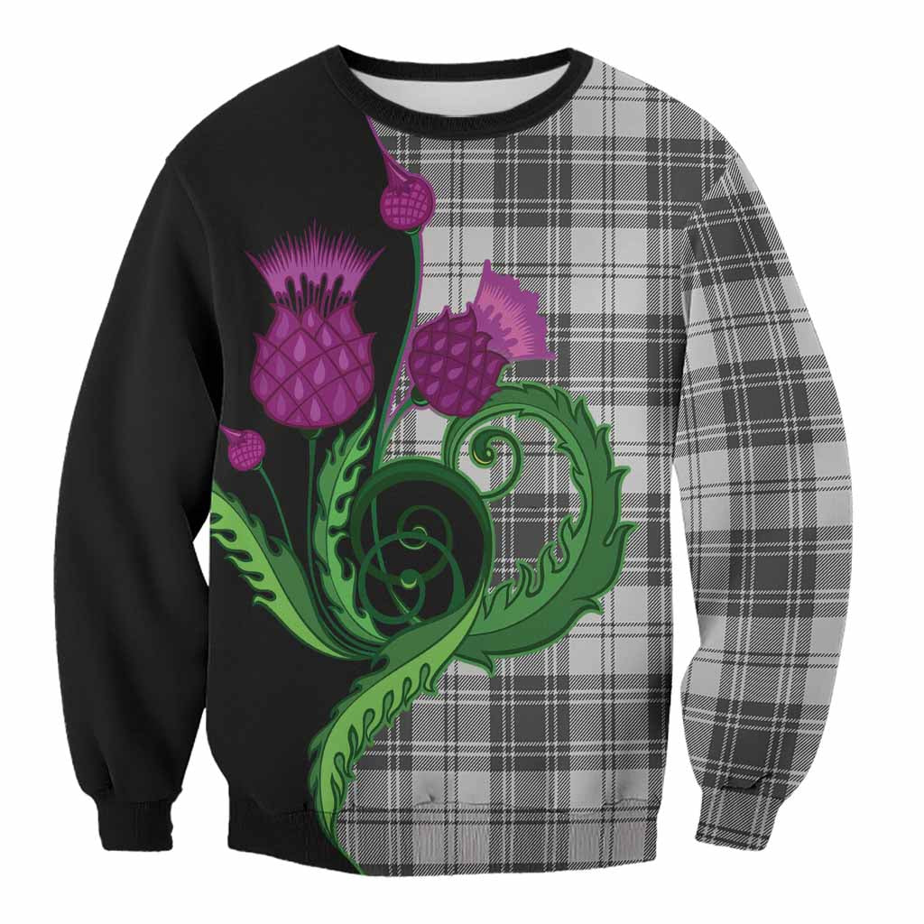 Glen Tartan Sweatshirt Traditional Scottish Thistle