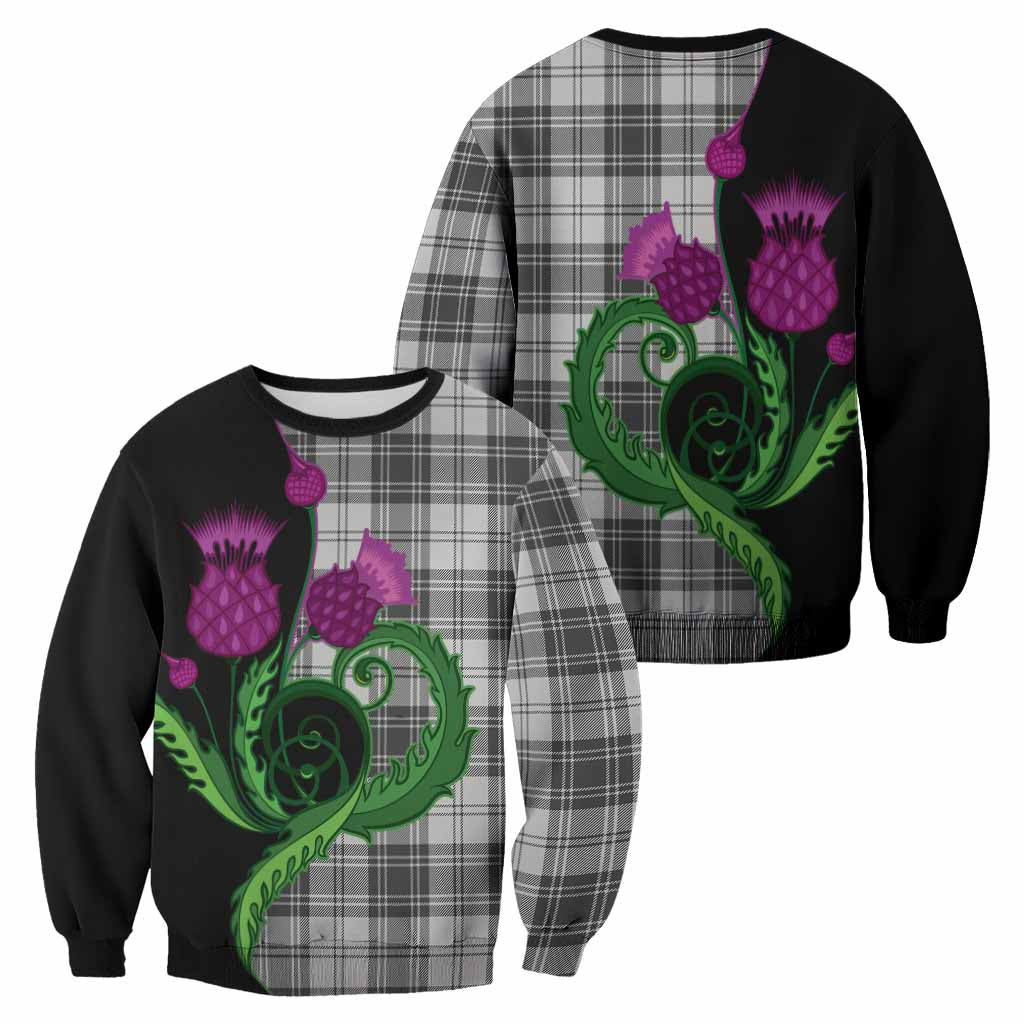 Glen Tartan Sweatshirt Traditional Scottish Thistle