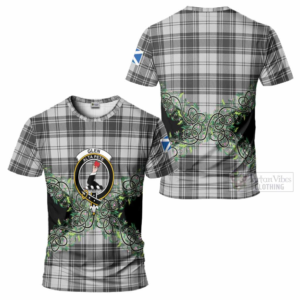 Glen Tartan T-Shirt Thistle Scottish Spirit