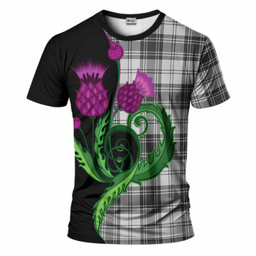 Glen Tartan T-Shirt Traditional Scottish Thistle