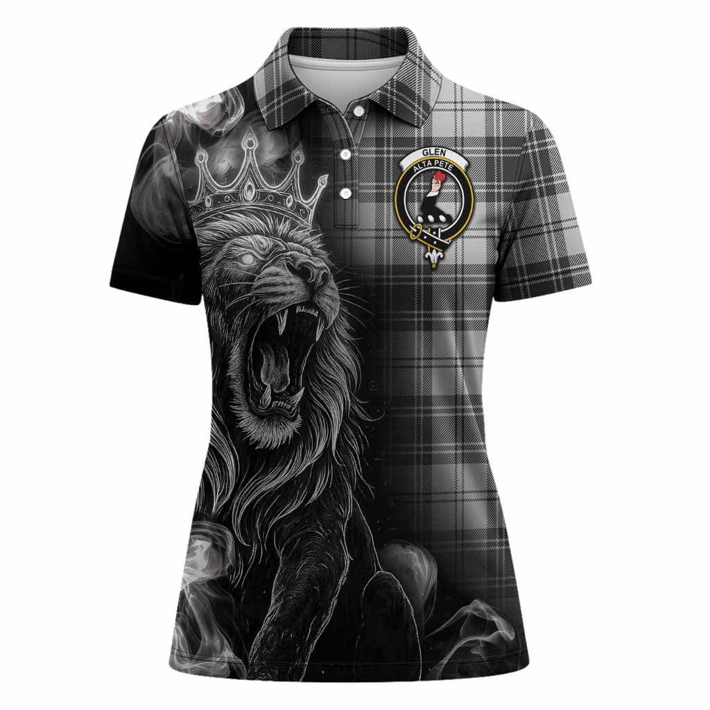 Glen Tartan Women Polo Shirt Roaring Lion Heritage