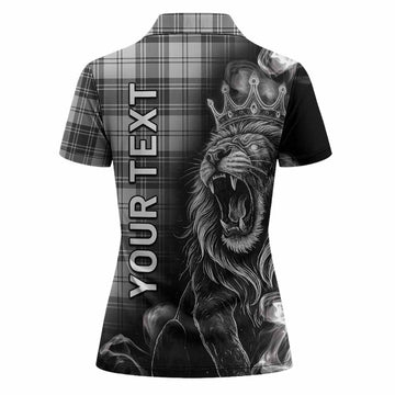 Glen Tartan Women Polo Shirt Roaring Lion Heritage