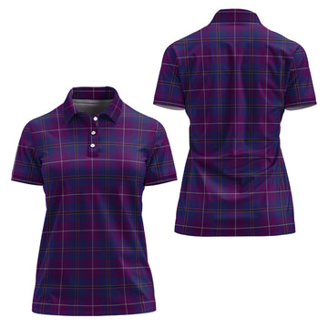 Glencoe Tartan Polo Shirt For Women