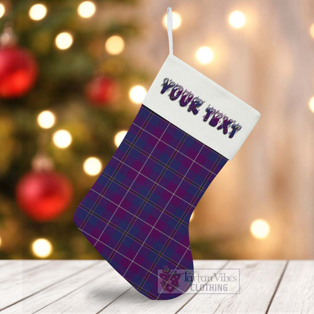 Glencoe Tartan Christmas Stocking with Personalized Text - Tartan Vibes Clothing