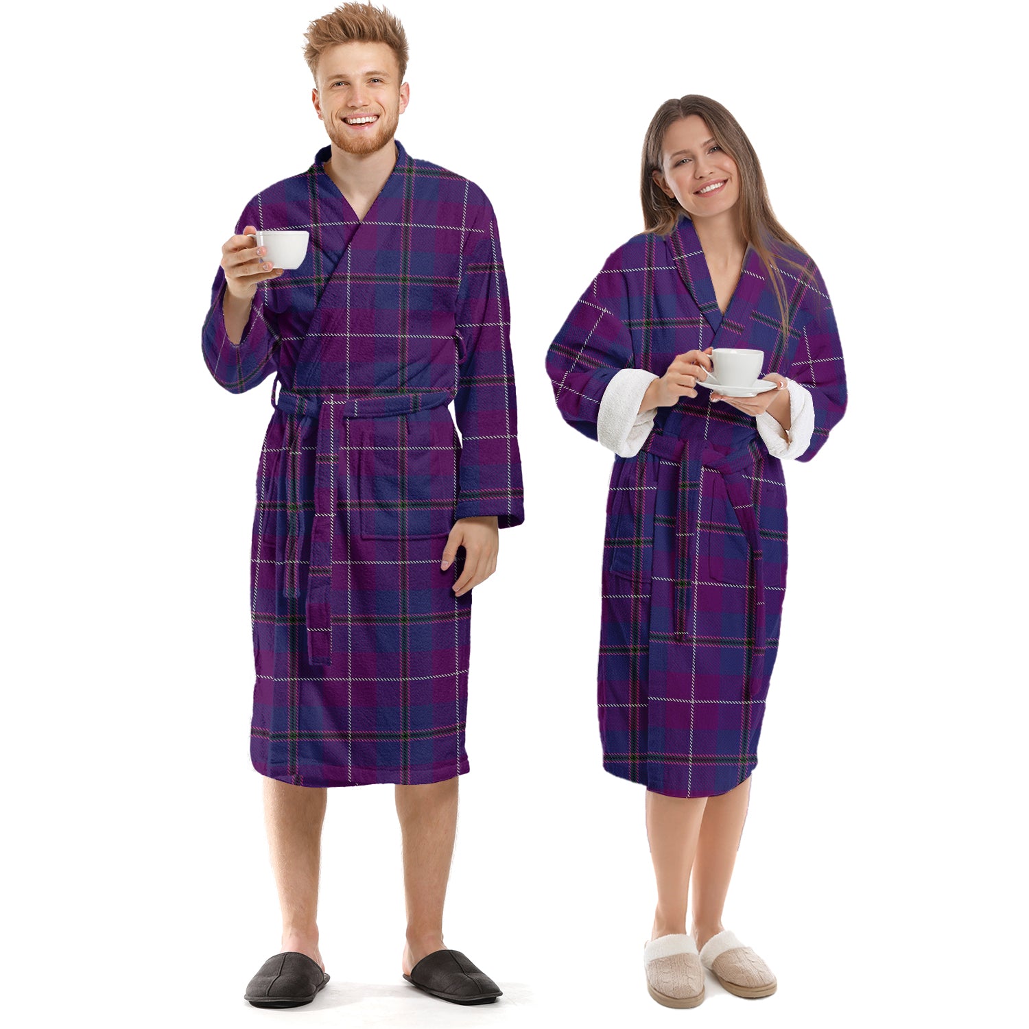 Glencoe Tartan Bathrobe Unisex S - Tartan Vibes Clothing