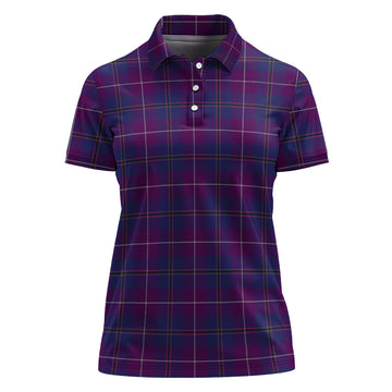 Glencoe Tartan Polo Shirt For Women
