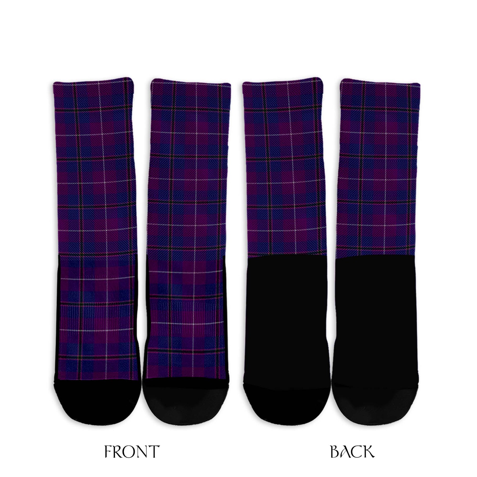 Glencoe Tartan Crew Socks - Tartanvibesclothing