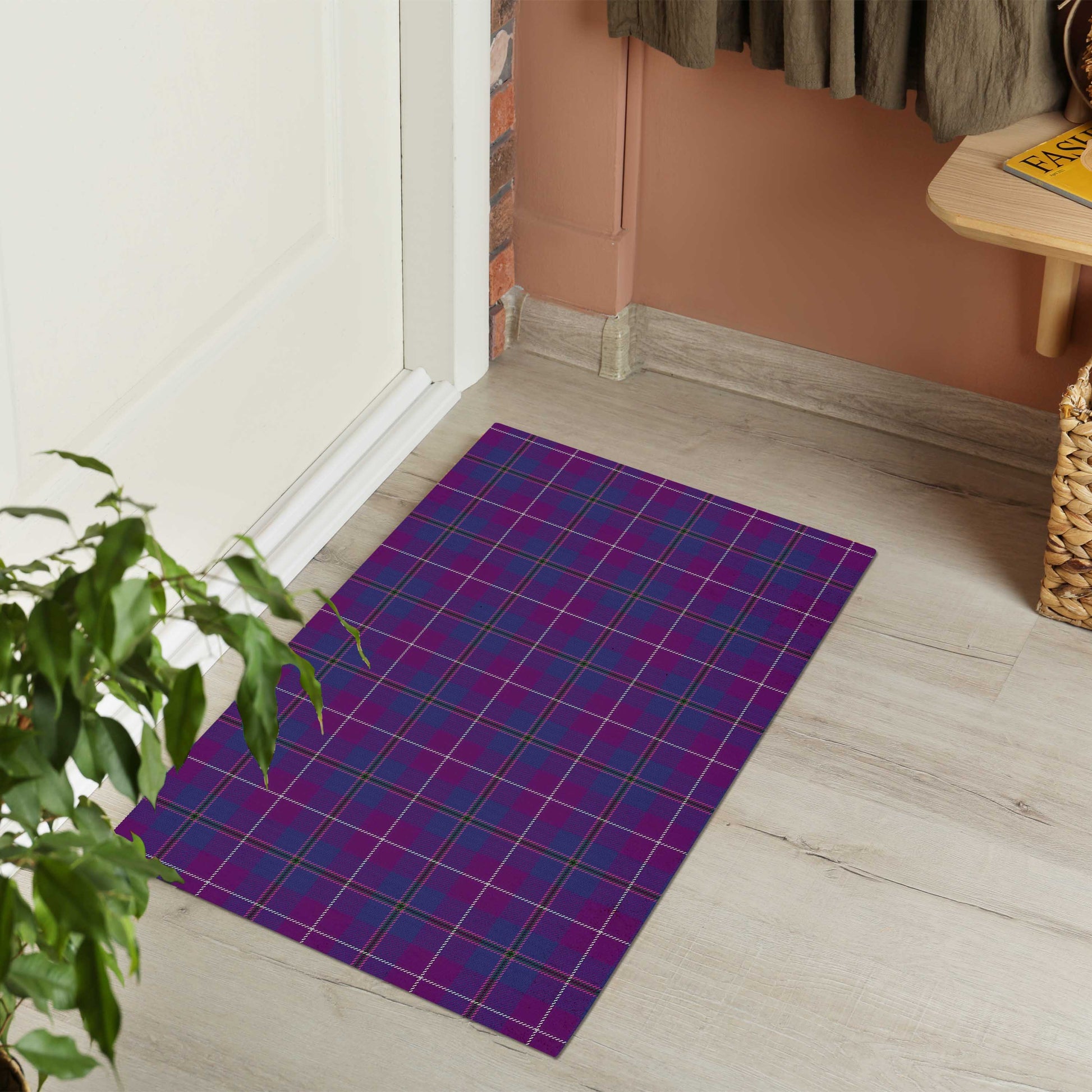 Glencoe Tartan Rubber Doormat - Tartan Vibes Clothing