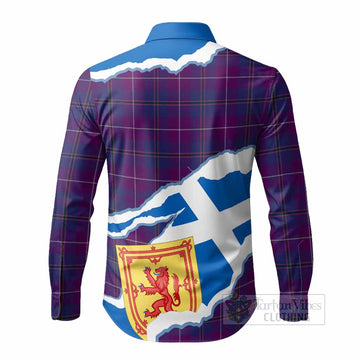 Glencoe Scotland Football Tartan Long Sleeve Button Shirts We'll Be Coming
