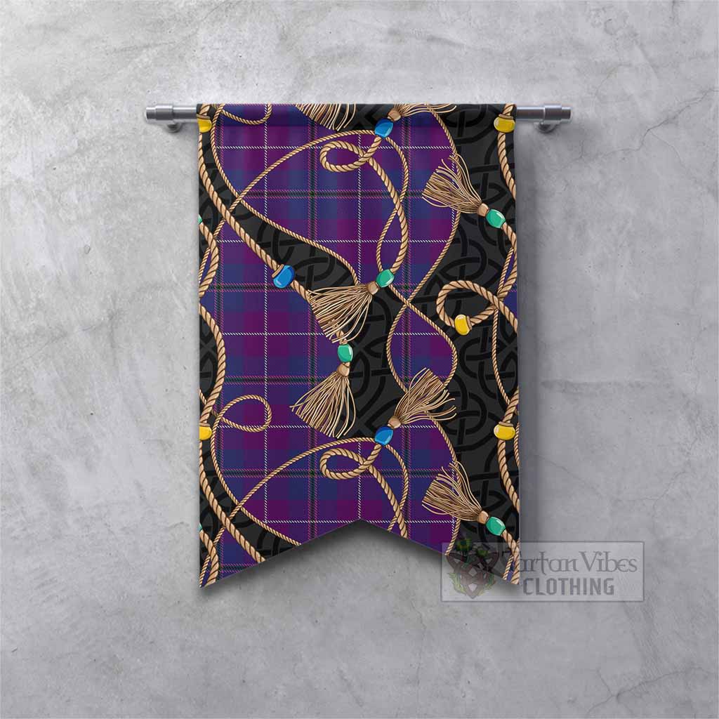 Glencoe Scottish Tartan Twisted Ropes Stylized Gonfalon Fishtail - Tartan Vibes Clothing