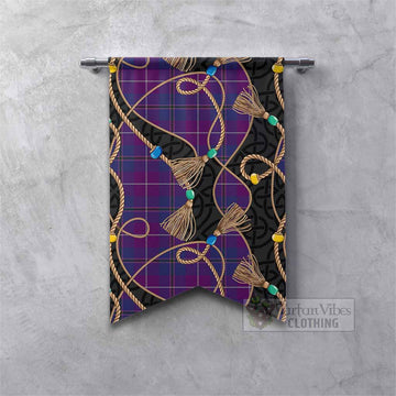 Glencoe Scottish Tartan Twisted Ropes Stylized Gonfalon Fishtail - Tartan Vibes Clothing