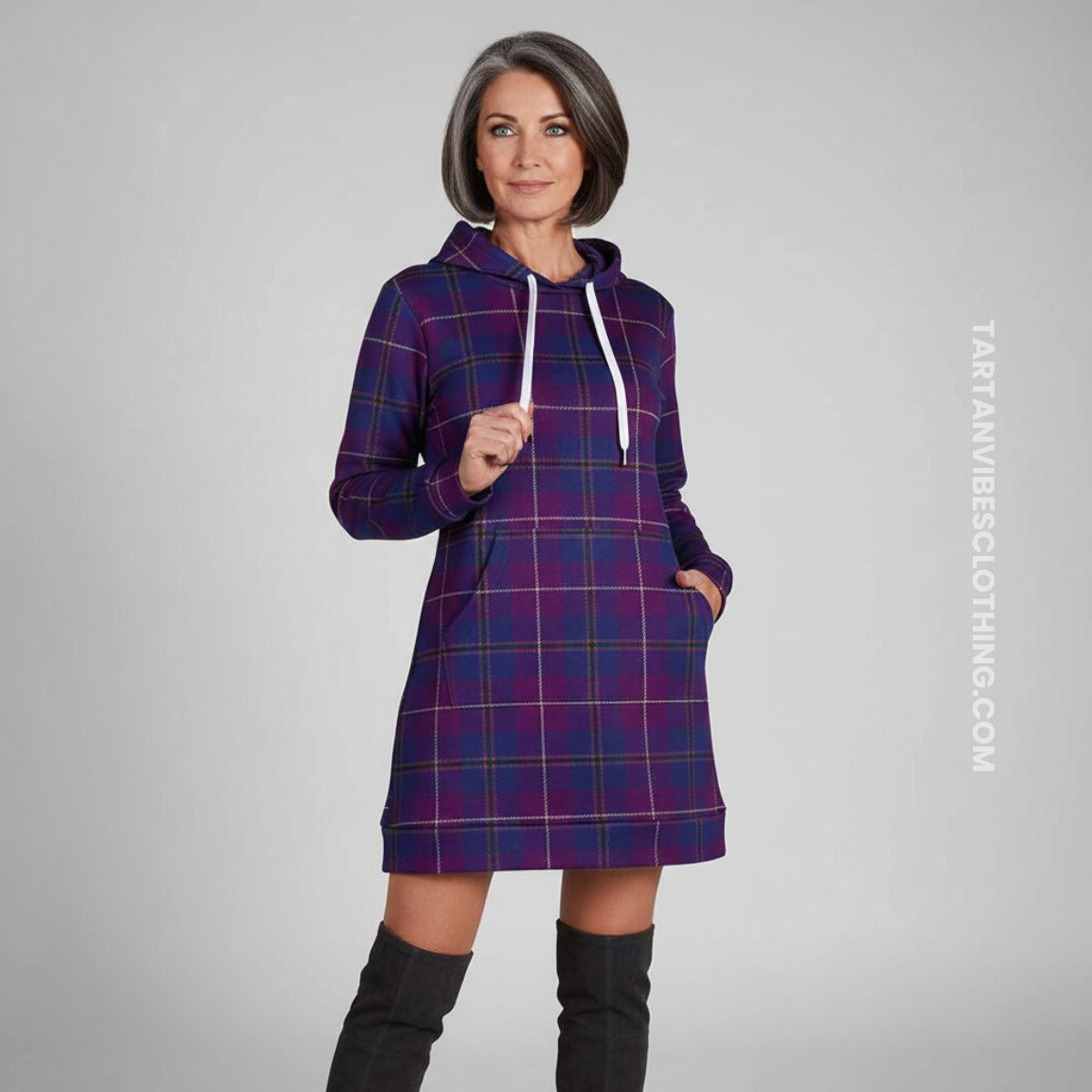 Glencoe Tartan Hoodie Dress