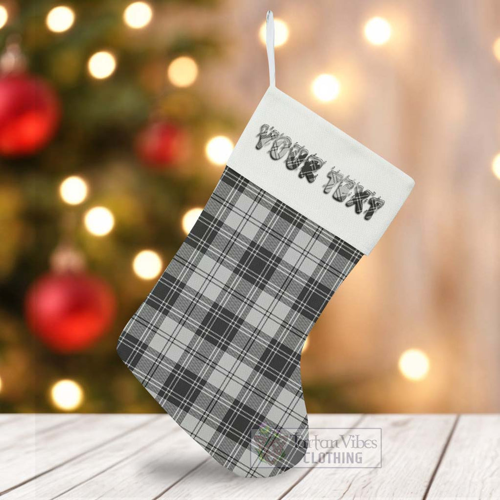 Tartan Vibes Clothing Glendinning Tartan Christmas Stocking with Personalized Text