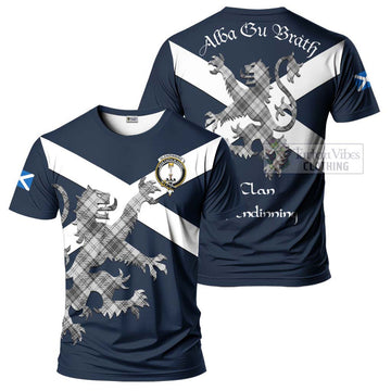 Glendinning Tartan Lion Rampant T-Shirt Proudly Display Your Heritage with Alba Gu Brath and Clan Name Kid's Shirt - Tartan Vibes Clothing