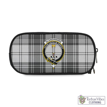 Glendinning Tartan Pen and Pencil Case with Family Crest One Size 4.13*8.74 inch - Tartan Vibes Clothing