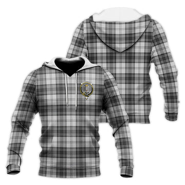 Glendinning Tartan Knitted Hoodie with Family Crest Unisex Knitted Pullover Hoodie - Tartan Vibes Clothing