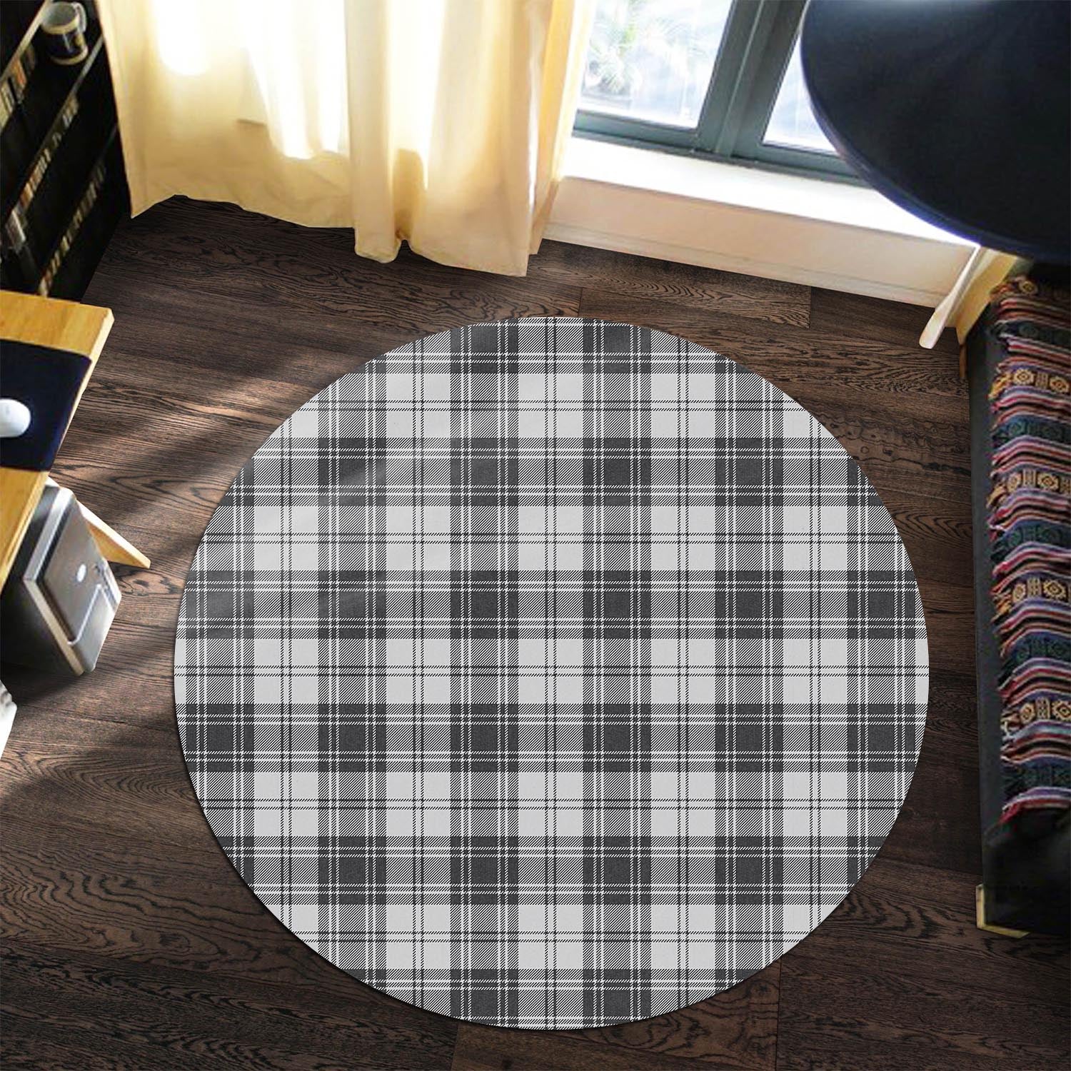 Glendinning Tartan Round Rug Premium Round Rug - Tartan Vibes Clothing