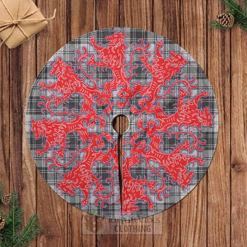 Glendinning Tartan Christmas Tree Skirt Lion Rampant Style Casual Tree Skirts - Tartan Vibes Clothing