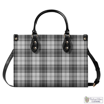 Glendinning Tartan Luxury Leather Handbags L - Tartan Vibes Clothing