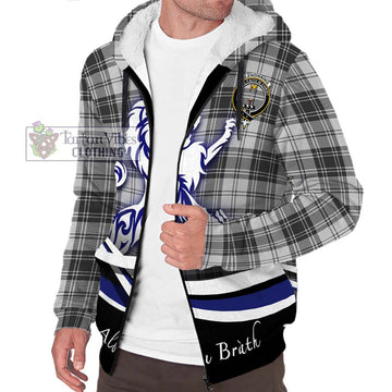 Glendinning Tartan Sherpa Hoodie with Alba Gu Brath Regal Lion Emblem Unisex S - Tartan Vibes Clothing