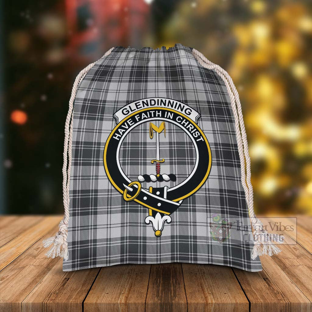 Glendinning Tartan Christmas Santa's Bag with Family Crest - Tartan Vibes Clothing