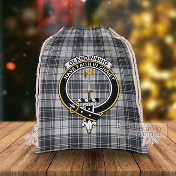 Glendinning Tartan Christmas Santa's Bag with Family Crest - Tartan Vibes Clothing