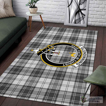 Glendinning Tartan Area Rug with Family Crest L 59*86 inch (150x220 cm) - Tartan Vibes Clothing