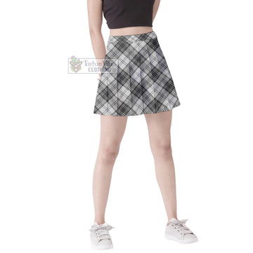 Glendinning Tartan Women's Plated Mini Skirt Cross Style Female - Tartan Vibes Clothing