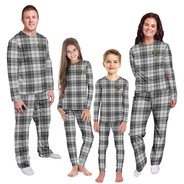 Glendinning Tartan Pajamas Family Set with Family Crest Kid - Tartan Vibes Clothing