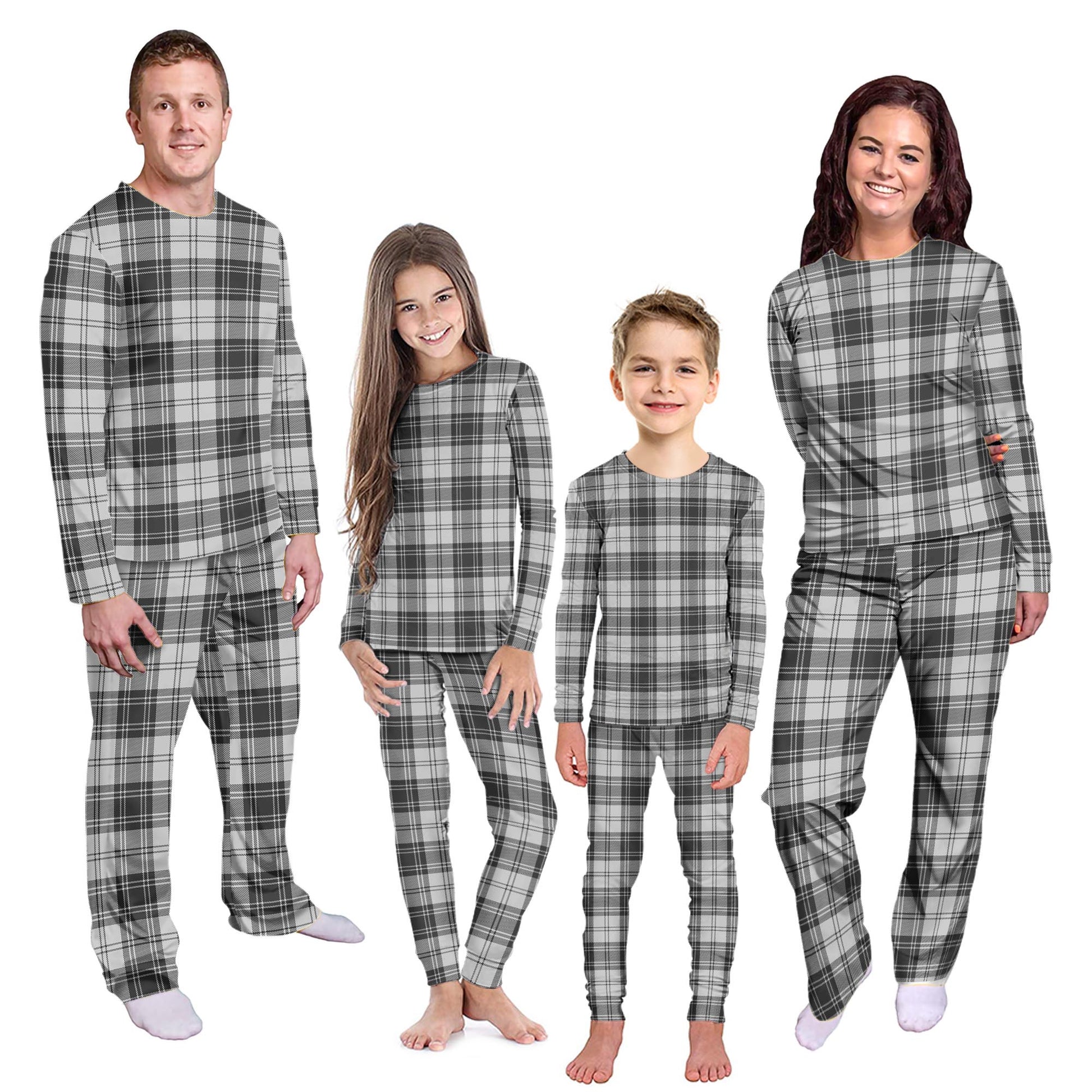 Glendinning Tartan Pajamas Family Set Kid - Tartan Vibes Clothing