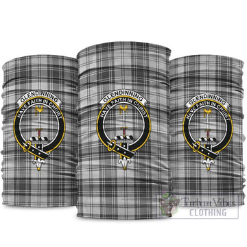 Glendinning Tartan Neck Gaiters, Tartan Bandanas, Tartan Head Band with Family Crest package One Size - Tartan Vibes Clothing
