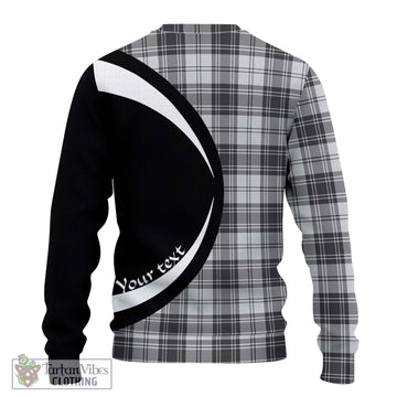 Glendinning Tartan Ugly Sweater with Family Crest Circle Style - Tartan Vibes Clothing