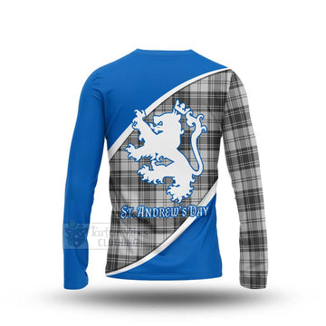 Glendinning Family Crest Tartan Long Sleeve T-Shirt Celebrate Saint Andrew's Day in Style - Tartan Vibes Clothing