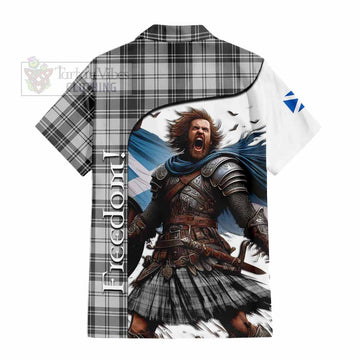 Glendinning Crest Tartan Hawaiian Shirt Inspired by the Freedom of Scottish Warrior - Tartan Vibes Clothing
